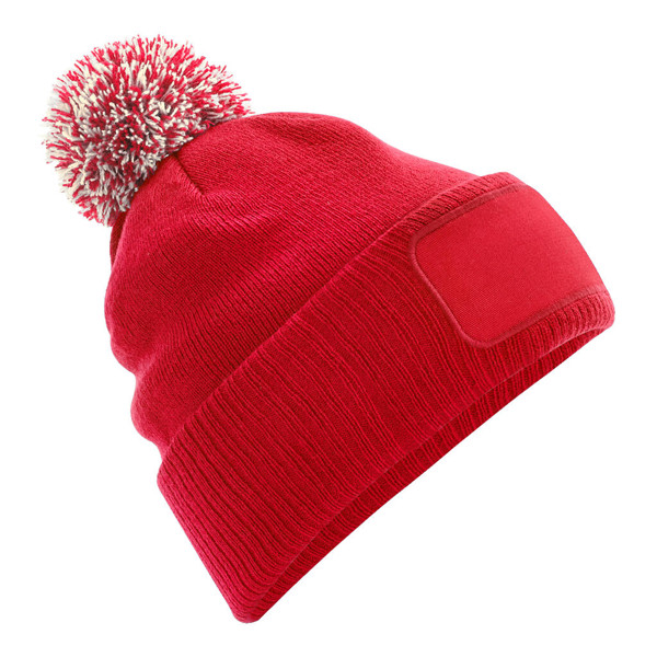 Snowstar® Patch Beanie - Graphite Grey / Light Grey / ONE SIZE