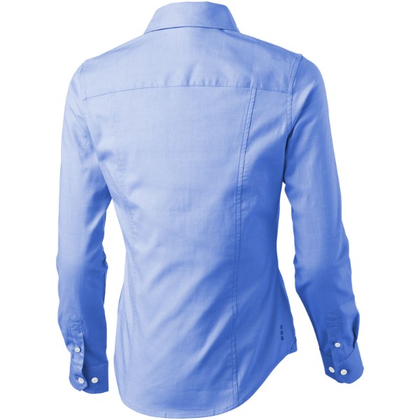 Camisa tipo Oxford de manga larga de mujer "Vaillant" - Azul claro / L