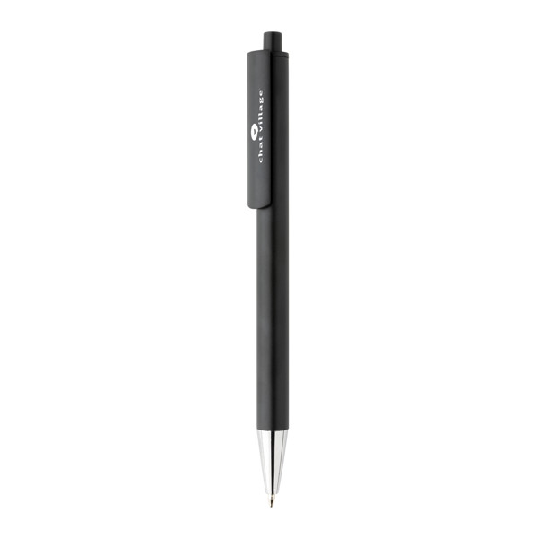 Amisk RCS certified recycled aluminium pen - Black