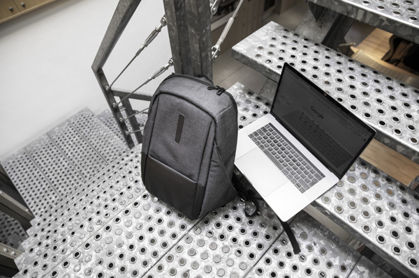 Mochila para computador portátil em PVC Aliza