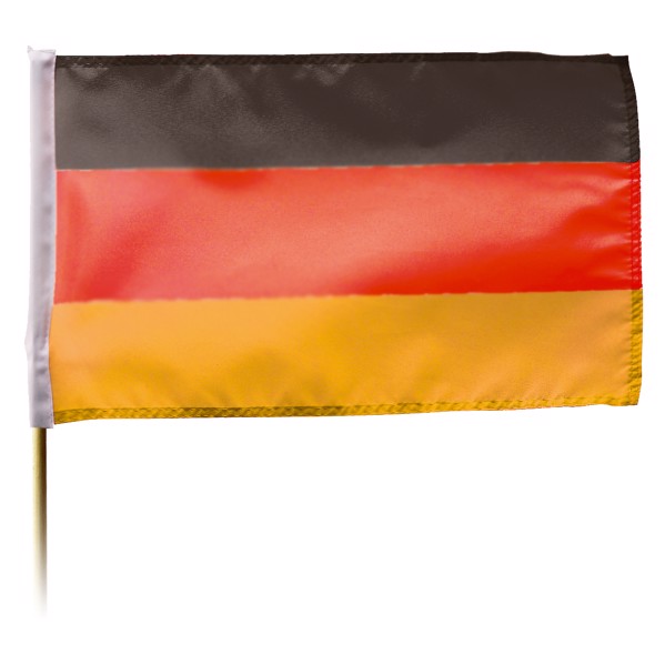 Drapeau "Allemagne", Manche En Bois - Allemagne