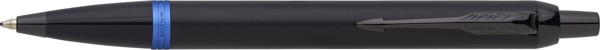 Parker IM Vibrant Rings PVD ballpoint pen - Black / Blue