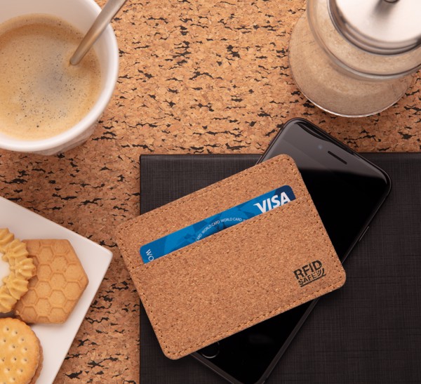 XD - Cork secure RFID slim wallet