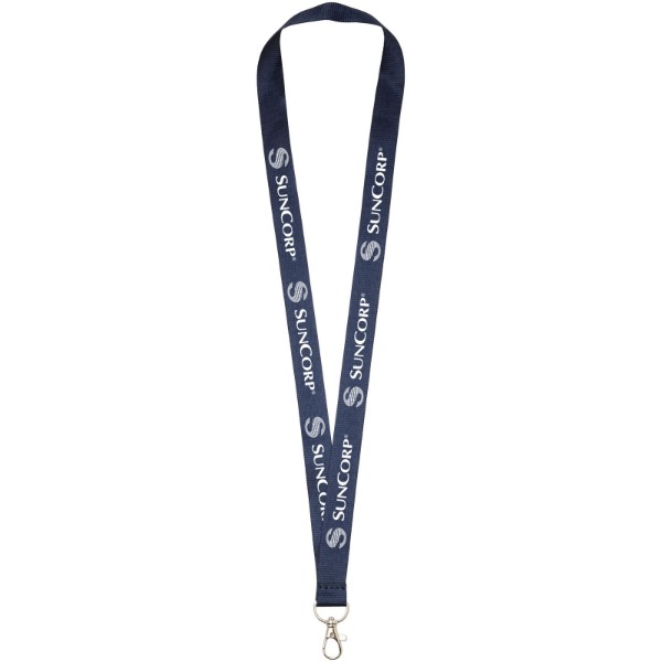 Lanyard Impey con comodo gancio - Navy