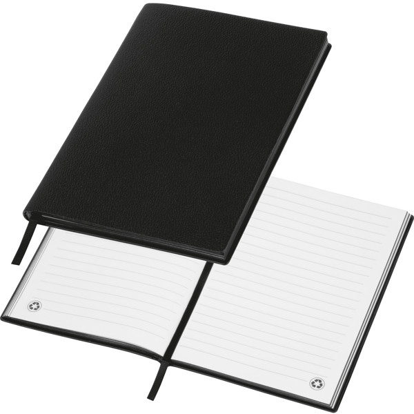 A5 notebook made of soft PU HENRI - Black