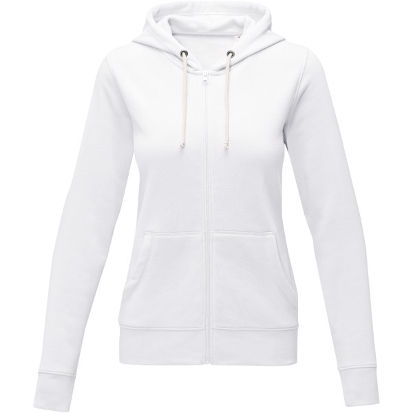 Sweat à capuche zippé Theron pour femme - Blanc / XL