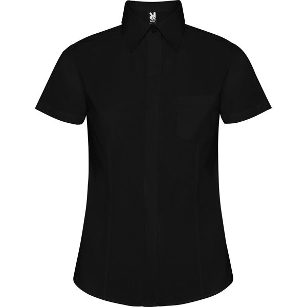 Sofia Working Short Sleeve Shirt - BLACK / S