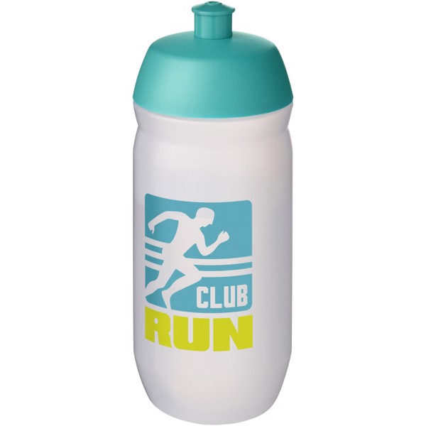 Bouteille de sport HydroFlex™ Clear 500 ml - Bleu aqua / Givré