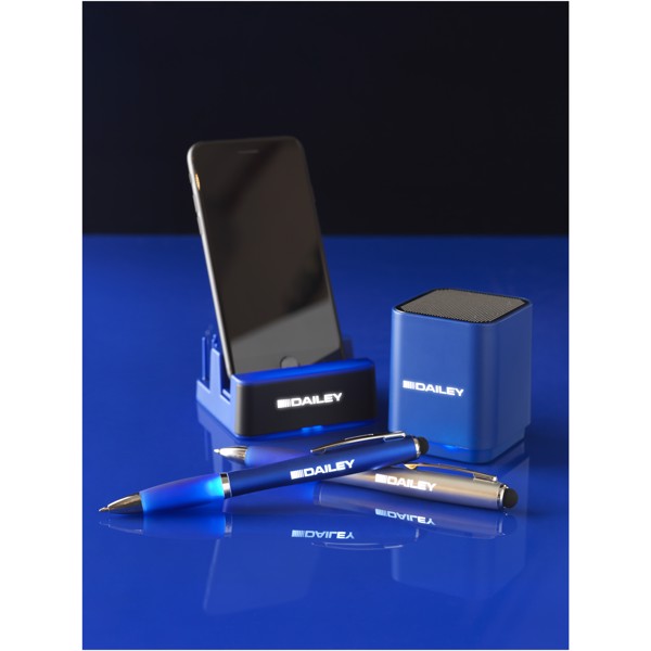 Beam light-up Bluetooth® speaker - Royal Blue