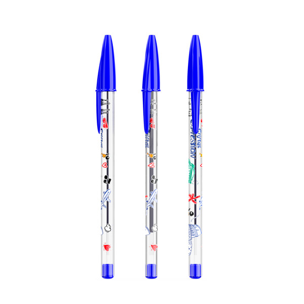 BIC® Cristal® Expression - Bleu / Encre Bleue