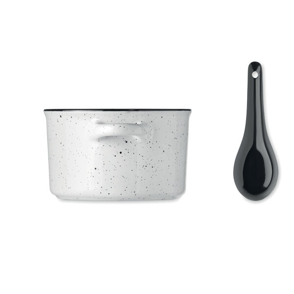 Ceramic vintage bowl 550 ml Piga Bowl - White