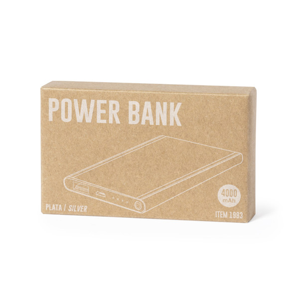 Power Bank Glird - Plateado