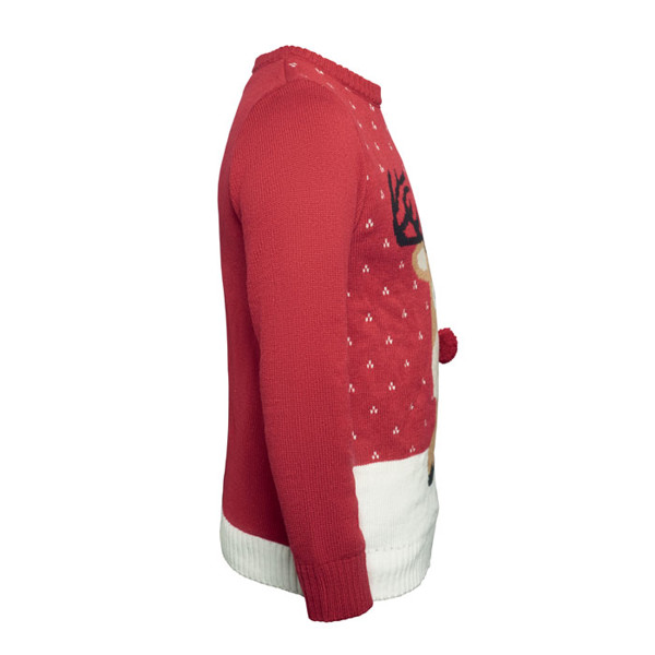 Shimas akrilni božični pulover L/XL - Rdeča