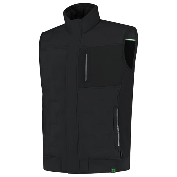 Vesta Unisex Tricorp Puffer Bodywarmer Rewear - Černá / L