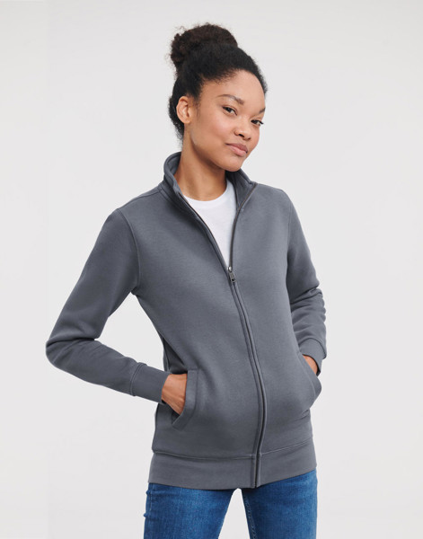 Ladies' Authentic Sweat Jacket - White / S