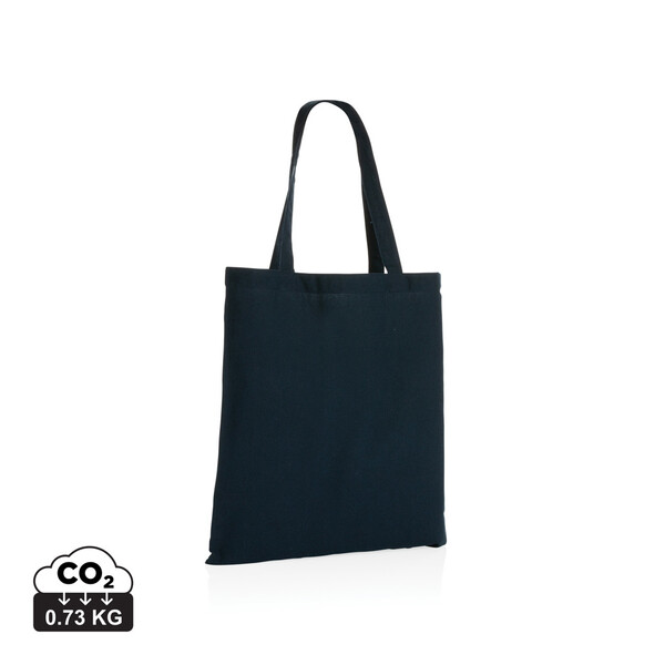 Sac tote bag en coton recyclé 145 gr Impact AWARE™ - Bleu Marine