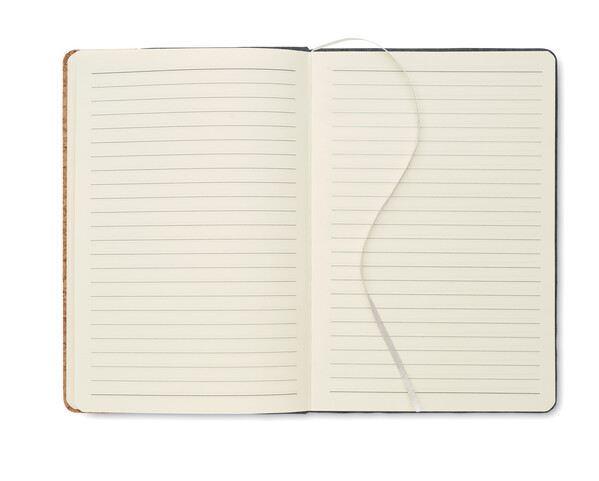 Notatnik korkowy A5 RPET Corkbook - Kamienny szary