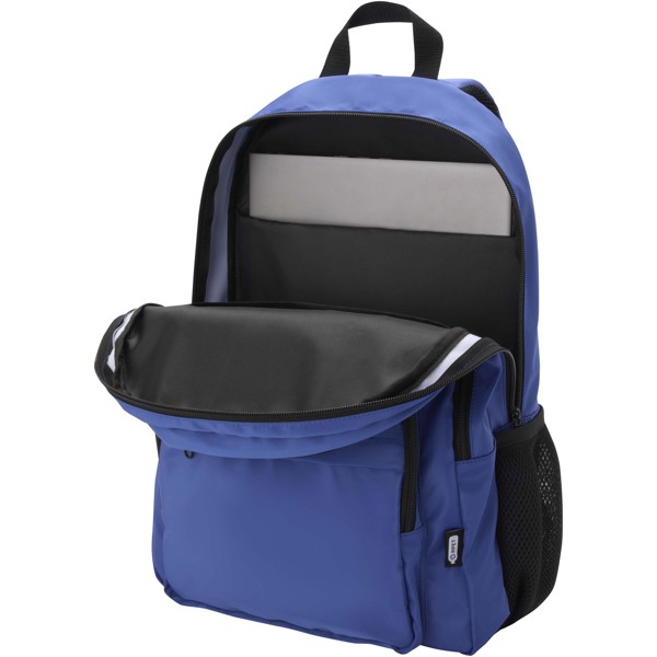 Sac à dos pour ordinateur portable 15'' Trend Plus recyclé certifié GRS de 20L - Bleu royal