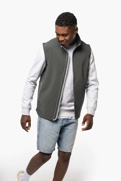 2-Layer Softshell Bodywarmer - Titanium / 3XL