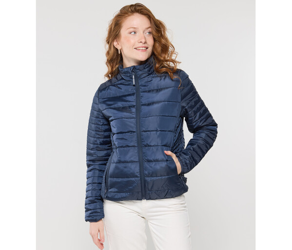 Doudoune femme en polyester recyclé - BLACK / XS