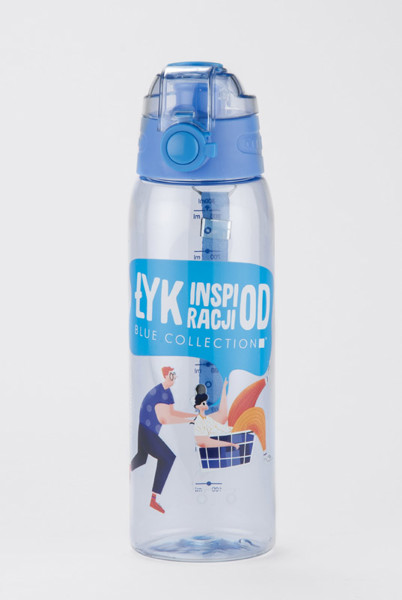 Bidon z miarką 900 ml KOLTER - Niebieski