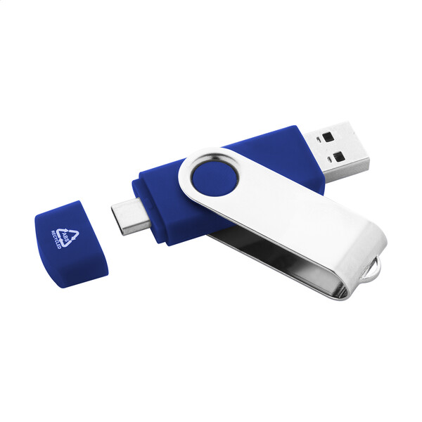 Clé USB OTG RABS TwistDrive Plus - Bleu / 32GB