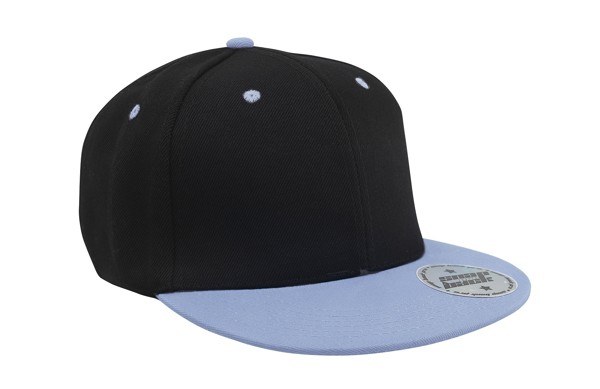 4136 - baseball cap - black/cyan