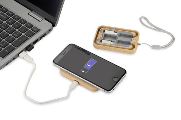 Charging cable set with inductive charger BUMO