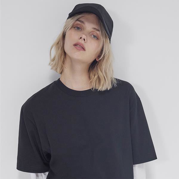 T-Shirt B&C #E220 Oversized - 100% Algodão - Mastic / M