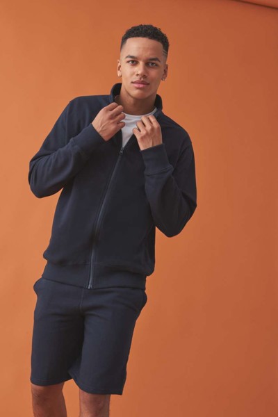 Campus Full Zip Sweat - Deep Black / 2XL