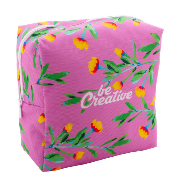 Egyediesíthető Kozmetikai Táska CreaBeauty Square L - Fehér