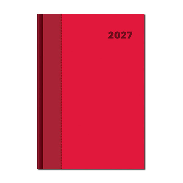 Denný diár A5 DOLCETTO červeno červený 2027
