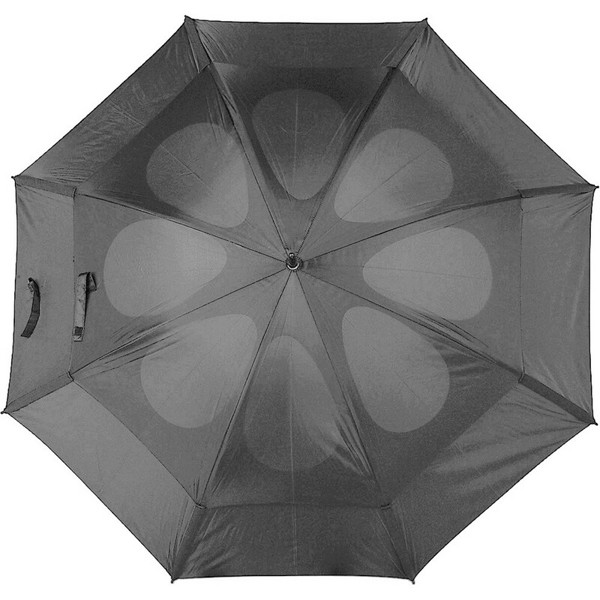 Windproof manual umbrella - grey