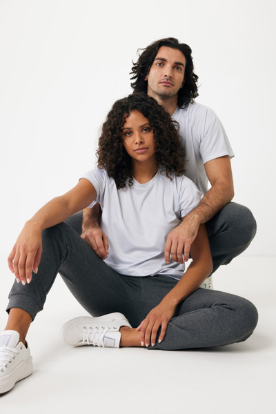 Iqoniq Cooper recycled cotton jogger - Heather Anthracite / XXL