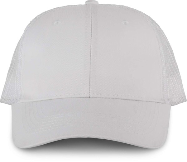 Oekotex Certified Trucker Cap - White / White