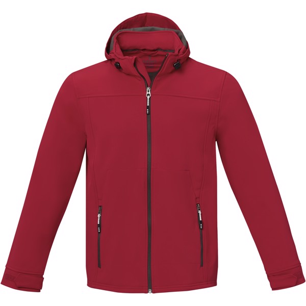 Langley men's softshell jacket - Red / M