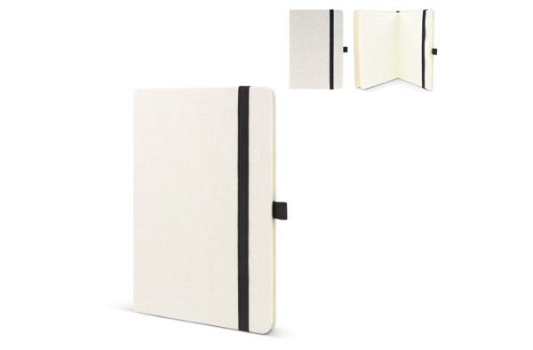 Notebook recycled cotton &amp; R-PET A5