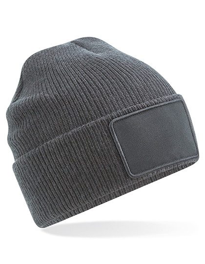 Removable Patch Thinsulate™ Beanie - Graphite Grey / One Size
