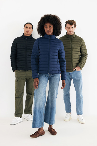 IQONIQ Maiko Damen Steppjacke aus recyceltem Polyester - Navy Blau / S