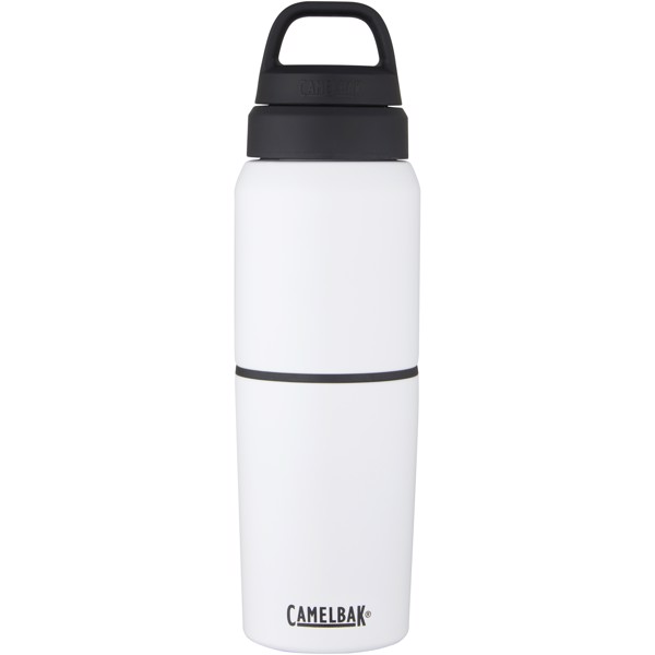 Garrafa de 500 ml de aço inoxidável com isolamento a vácuo e copo de 350 ml "MultiBev"