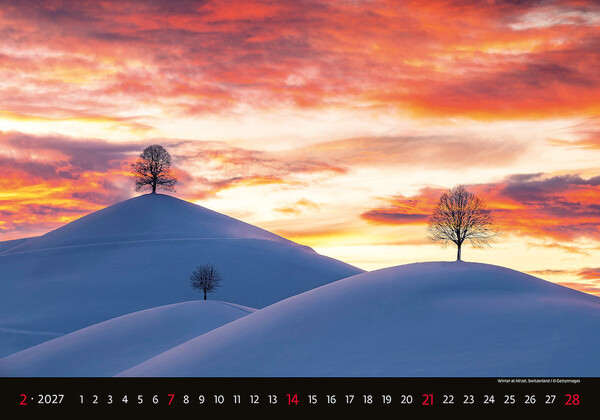 Nástěnný kalendář Landscapes 2027