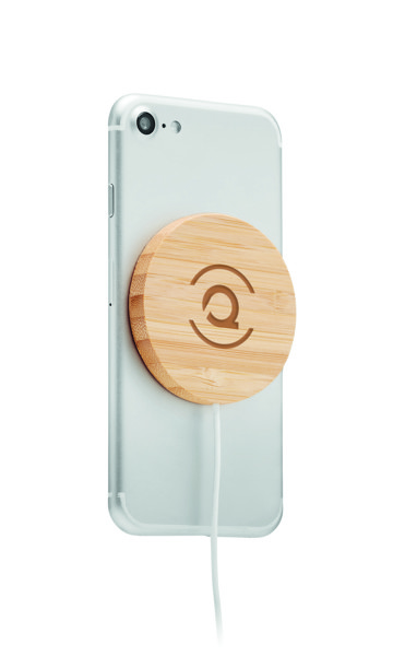 Rundo Mag bamboo wireless charger, 10W