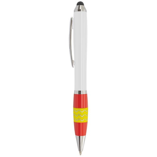 STYLO ANTI-STRESS GIRATOIRE "BANDERA" ESPAGNE - Blanc