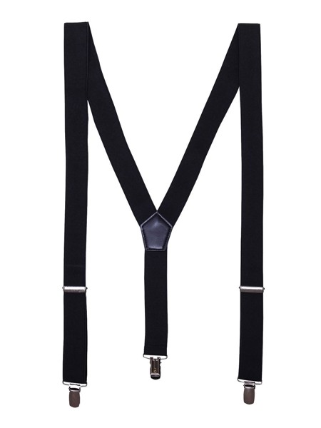 Clip on Trousers Braces - Steel