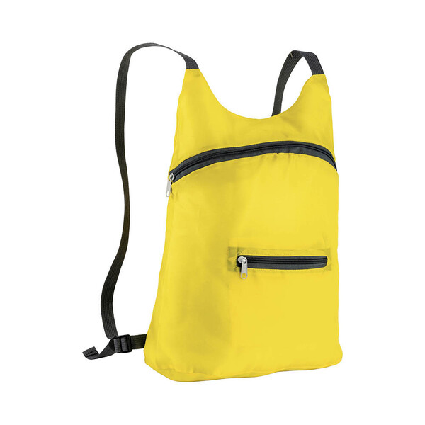 210T Polyester Foldable Running Backpack - Yellow