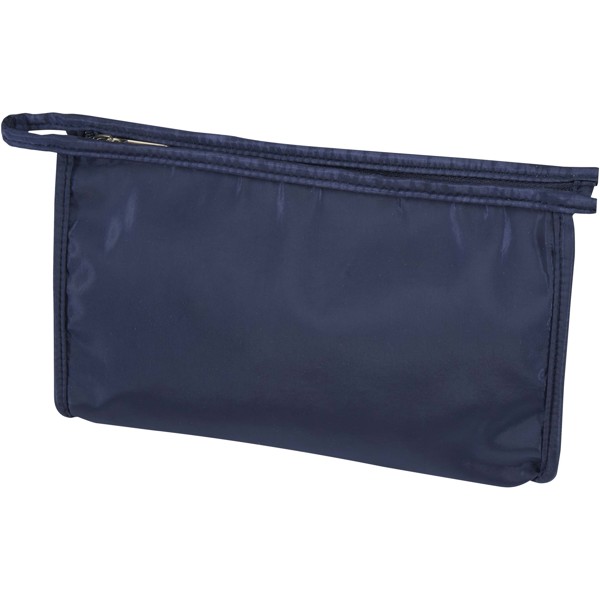 Trousse de toilette Muse en RPET certifiée GRS - Marine