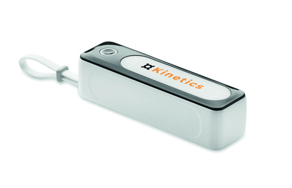 Powlight power bank, 5000 mAh, Type C, 6 COB LED