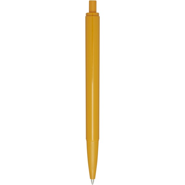 Penna a sfera in plastica riciclata Elsa (inchiostro nero) - Giallo