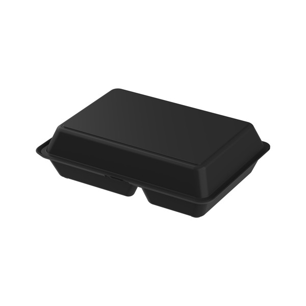 Meal Box "Togo" Xl, 3 Sections - Black