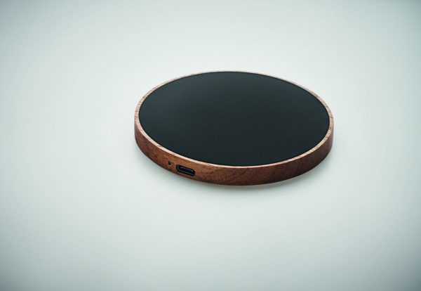 Acawai wireless charger, 15W, acacia wood